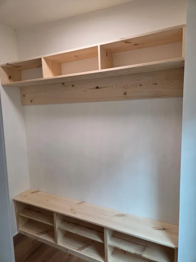 Custom pantry shelving